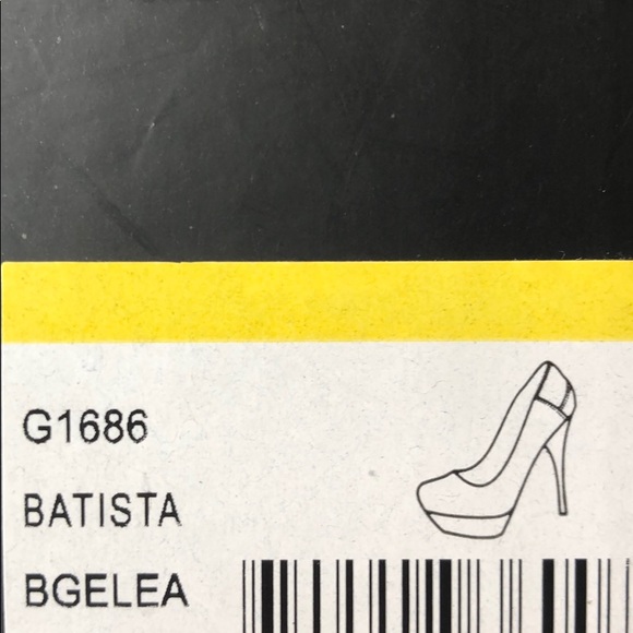 L.A.M.B “Batista” taupe platform heel pumps - Picture 8 of 8